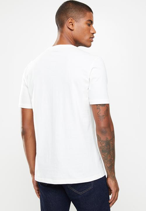 Ben Sherman - Half flag tee - white 