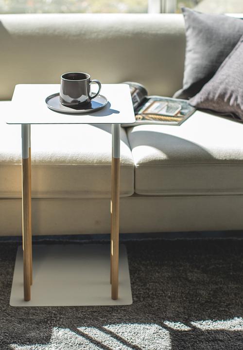 Yamazaki - Plain side table - white