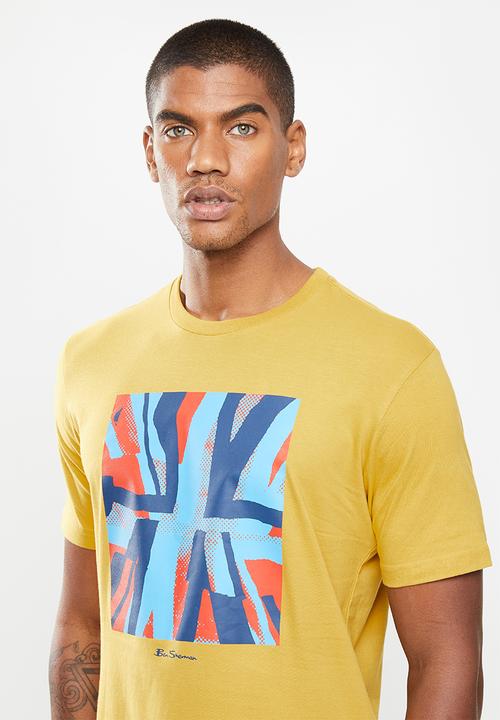Ben Sherman - Half flag tee - mustard 