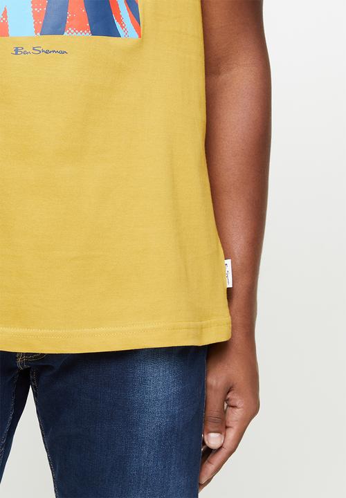 Ben Sherman - Half flag tee - mustard 