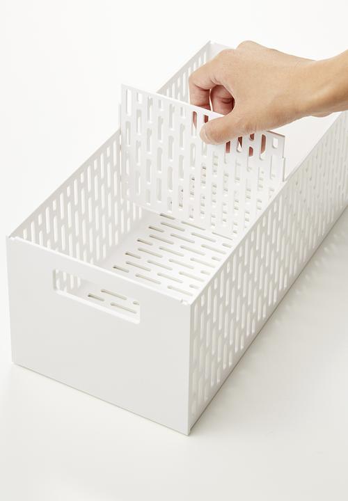 Yamazaki - Tower vegetable basket - white