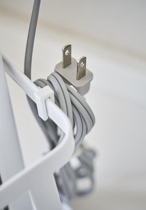 Yamazaki - Tower hair iron stand - white