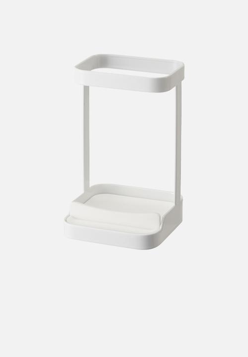 Yamazaki - Tower hair iron stand - white