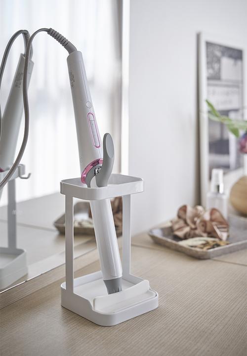 Yamazaki - Tower hair iron stand - white