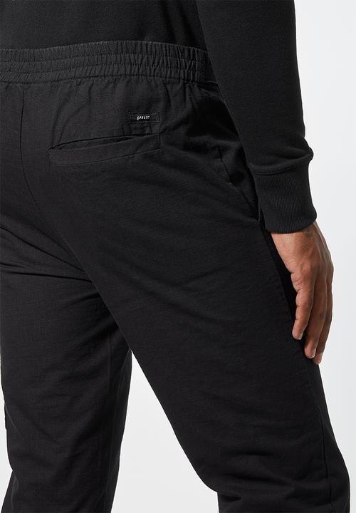 Superbalist - Osaka tapered utility pant - black