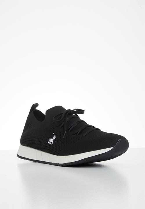 POLO - Gavin knit sneaker - black