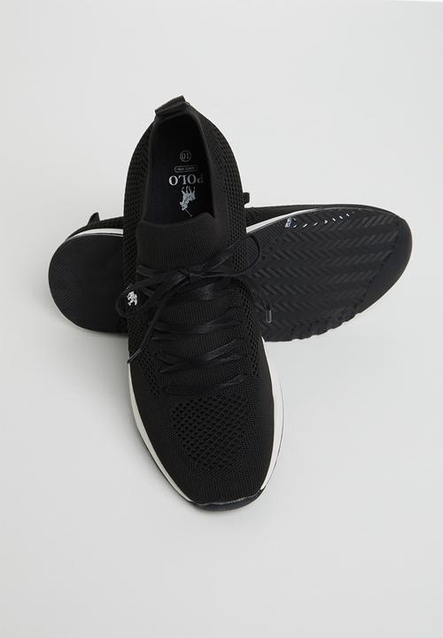 POLO - Gavin knit sneaker - black
