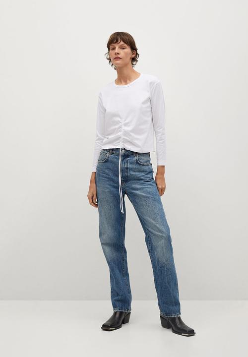 MANGO - T-shirt star - white