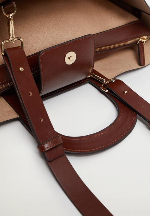 MANGO - Amberley bag - brown
