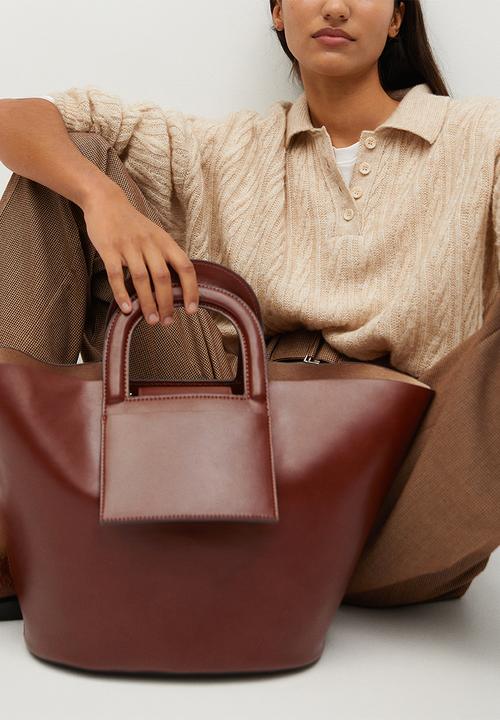 MANGO - Amberley bag - brown