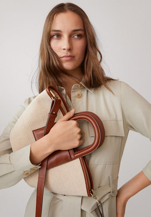 MANGO - Amberley bag - beige