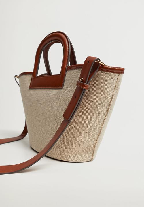 MANGO - Amberley bag - beige