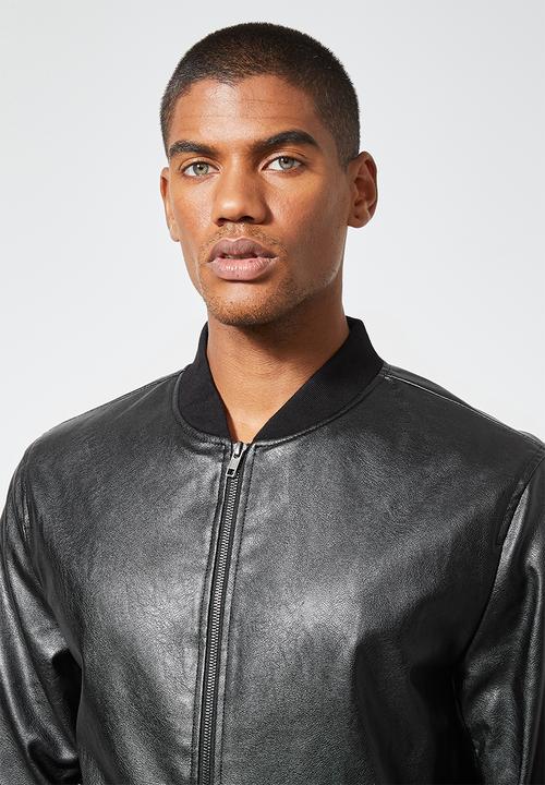 Superbalist - Nevada pu bomber jacket - black