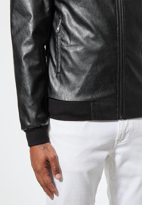 Superbalist - Nevada pu bomber jacket - black