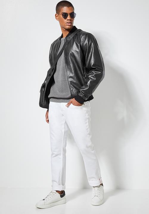 Superbalist - Nevada pu bomber jacket - black