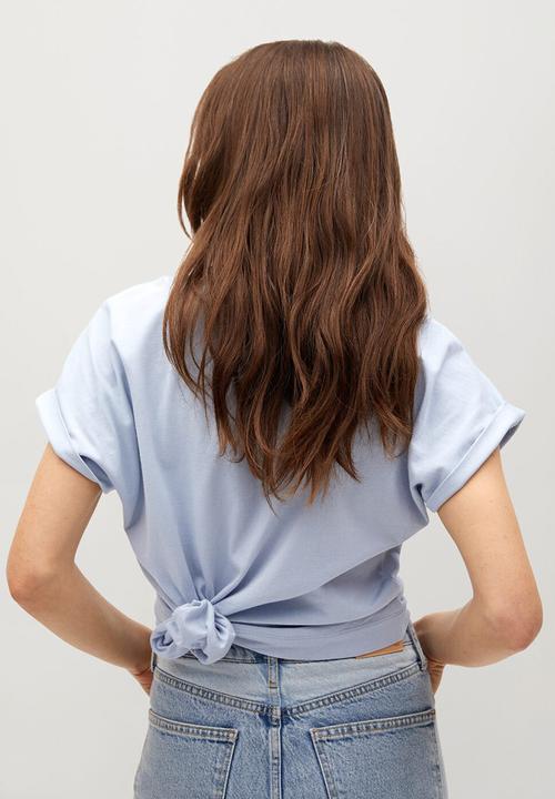 MANGO - T-shirt sevilla - light blue