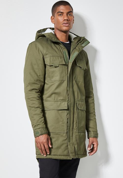 Superbalist - Storm padded parka - green