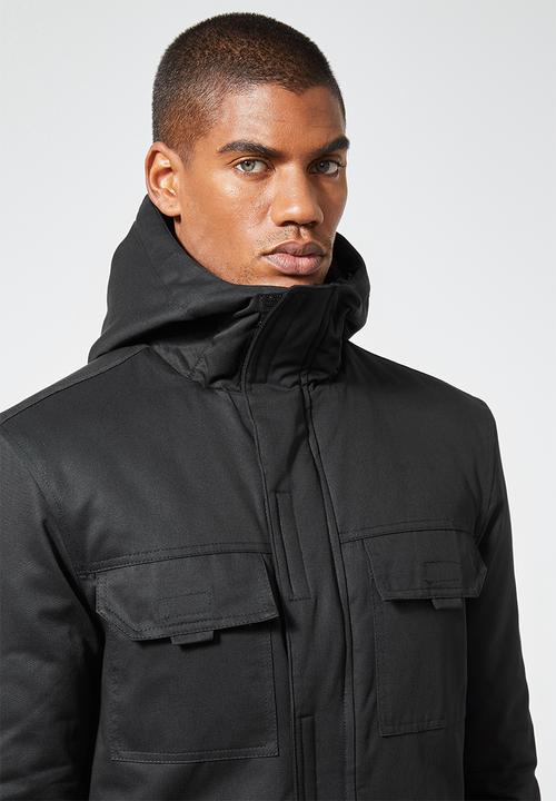Superbalist - Storm padded parka - black