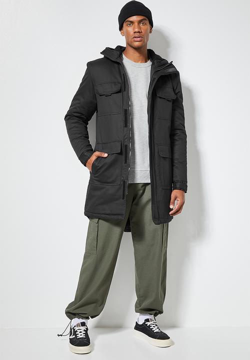 Superbalist - Storm padded parka - black