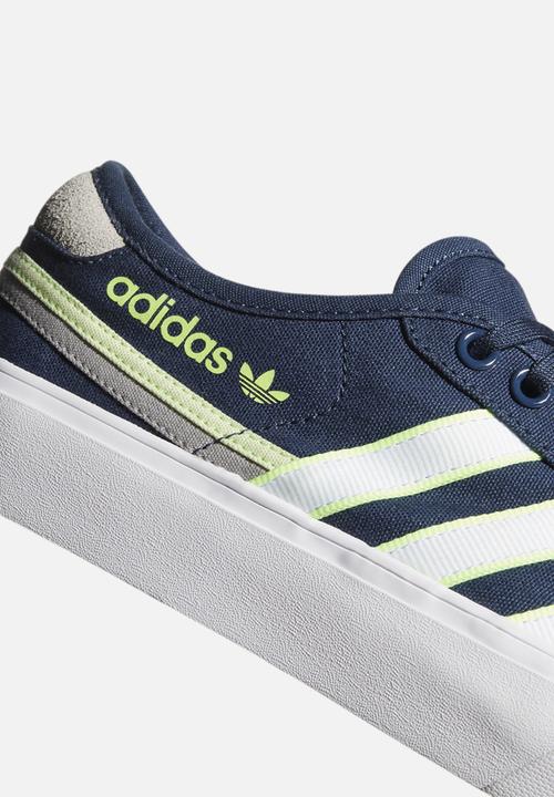 adidas Originals - Delpala - crew navy/ftwr white/hi-res yellow