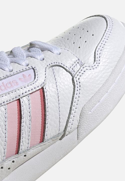 adidas Originals - Continental 80 stripes w - ftwr white/clear pink/hazy rose