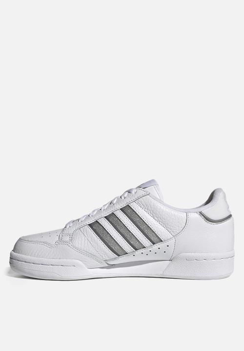 adidas Originals - Continental 80 stripes w - ftwr white/silver met./grey three