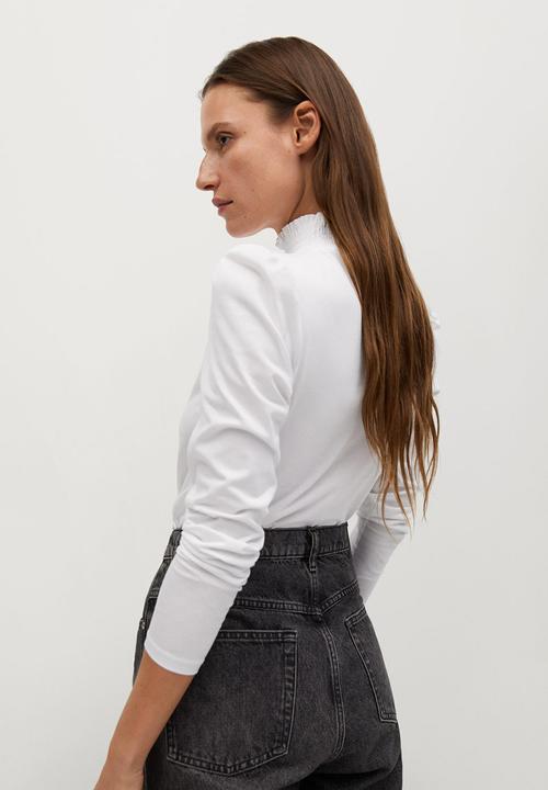MANGO - T-shirt vicky - white