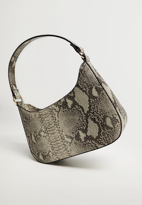 MANGO - Buho bag - grey 