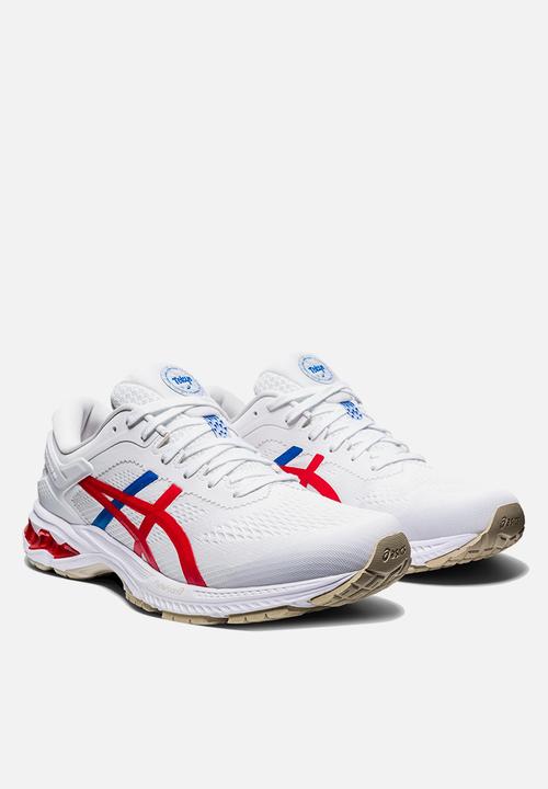ASICS - Gel-kayano 26 - white/classic red