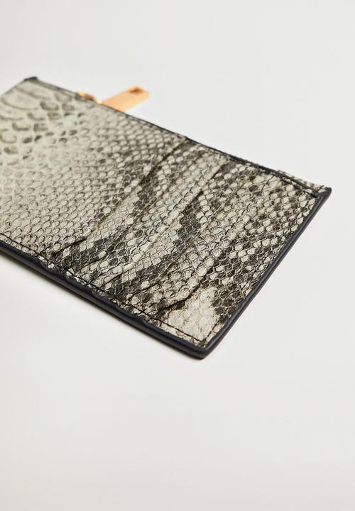 MANGO - Agustin card holder - grey