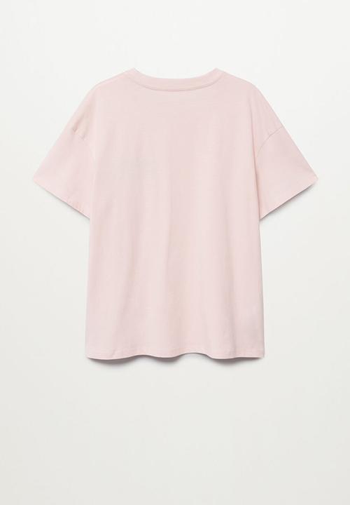 MANGO - Fresh short sleeve tee - pink