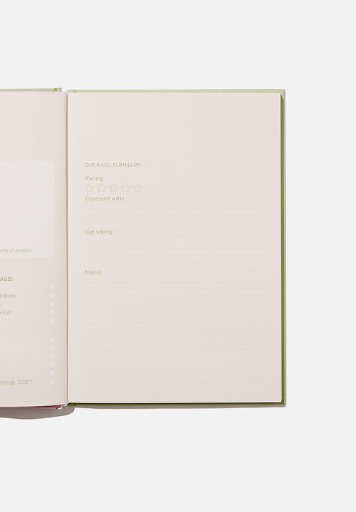 Typo - A5 activity journal-the self care hand book