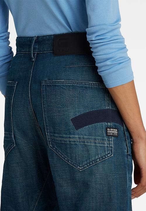 G-STAR - C-staq 3d boyfriend crop - dark blue