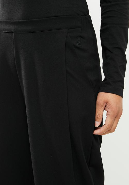 POLO - Karina pleat pull on pant - black