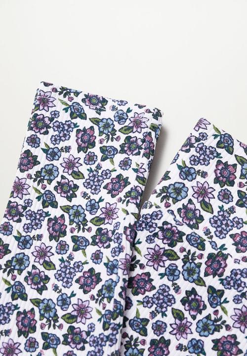 MANGO - Florip leggings - white