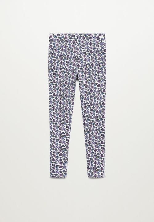 MANGO - Florip leggings - white