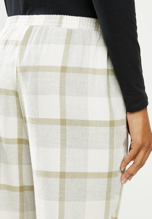 Cotton On - Warm flannel sleep pant - green