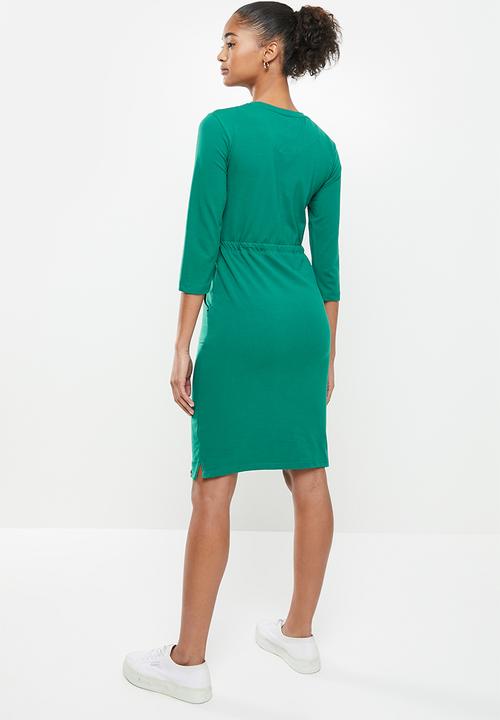 Aca Joe - Drawstring dress - green