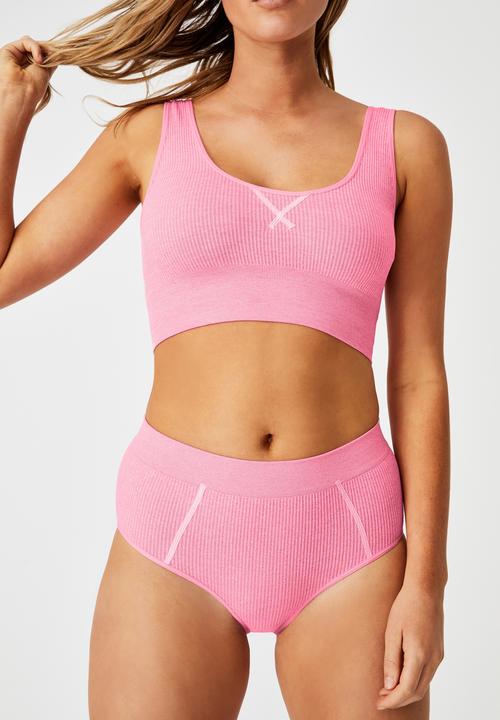 Cotton On - Seamfree mumdie bikini brief - primrose