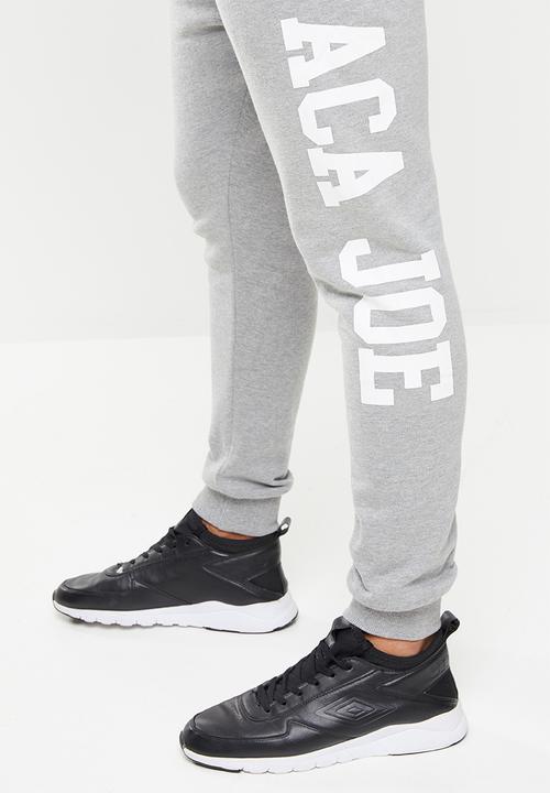 Aca Joe - Aca joe big logo jogger - grey