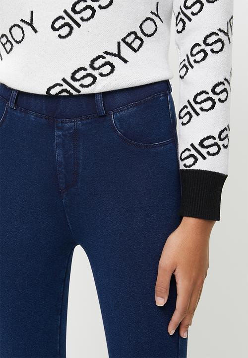 SISSY BOY - Axel knit jegging - blue