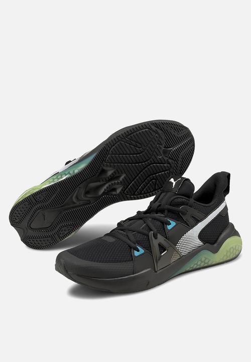 PUMA - Cell fraction fade - puma black-scuba blue-yellow alert