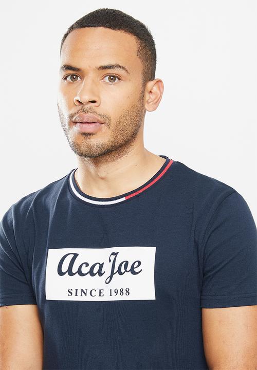 Aca Joe - Aca joe block T-shirt - navy