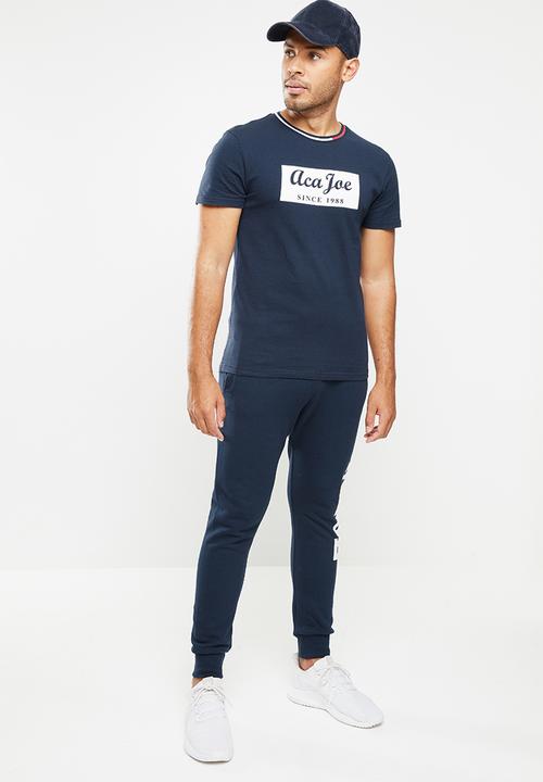 Aca Joe - Aca joe block T-shirt - navy