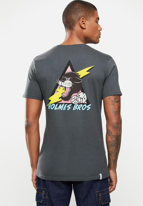 Holmes Bro's - Black panther short sleeve tee - charcoal
