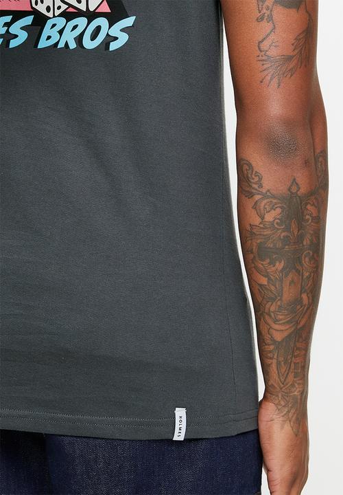 Holmes Bro's - Black panther short sleeve tee - charcoal