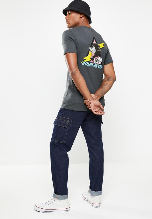 Holmes Bro's - Black panther short sleeve tee - charcoal