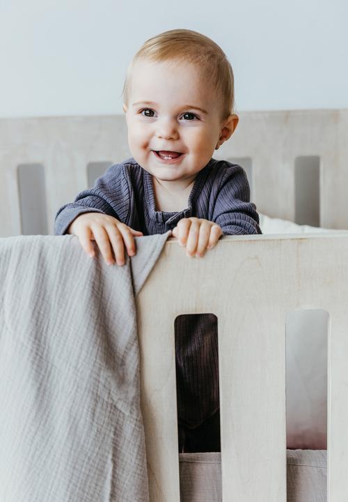 Phlo Studio - Muslin swaddle blanket - grey