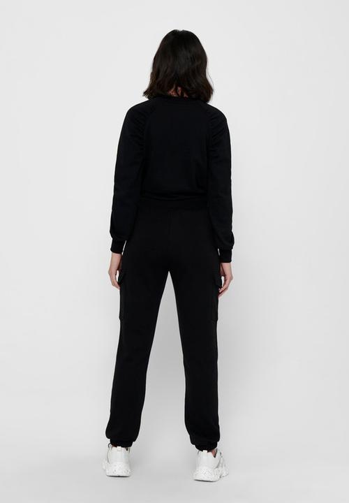 Jacqueline de Yong - Birmingham utility sweat pant - black