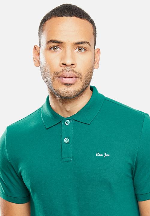 Aca Joe - Aca joe small aj logo golfer - teal